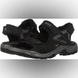 ECCO Men's Offroad Lite 3-Strap Sandal in Black